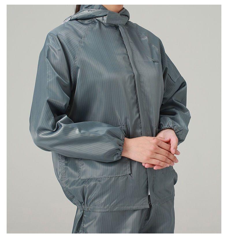 Unisex Schutzkleidung Staubdicht: Kapuzen-, Atmungsaktiv-, Antistatik-, Schmutzabweisend-, Waschbarer Spritzanzug