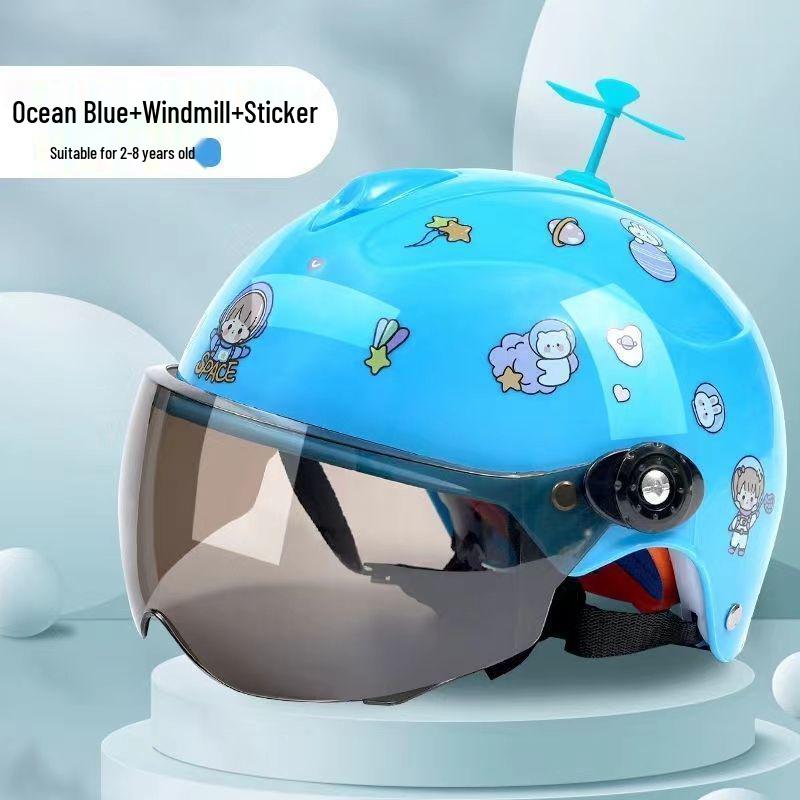 Children's Electric Scooter Helmet - Summer Sun Protection, All-Season Safety for Toddlers.