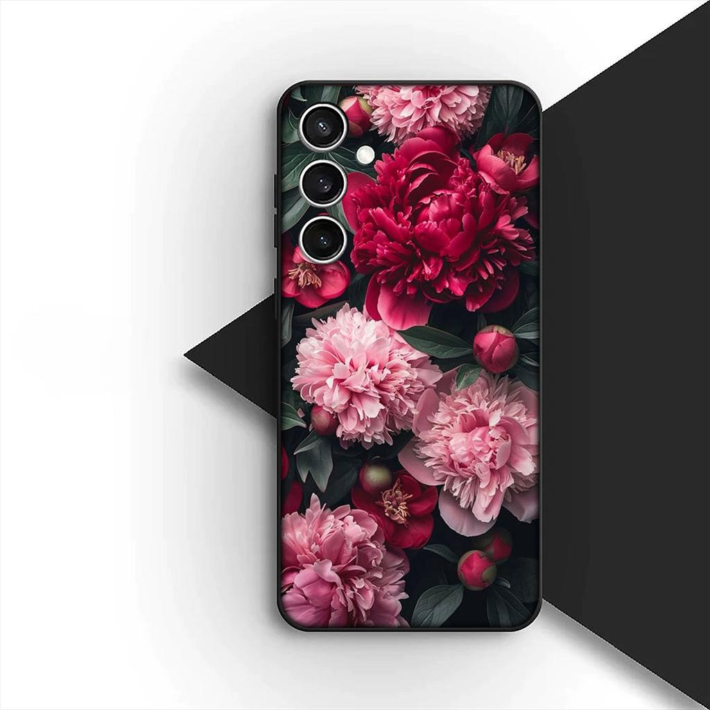 Weiche Hülle für Apple iPhone 17 Pro XS Max Air 6 7 8 Plus 5 + SE 2022 SE2 16E Hülle Handyhülle Mohnblume Blüte Mode
