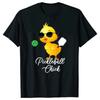 Funny Birthday Gifts Pickleball Chick T Shirts Graphic Streetwear Short Sleeve Style Tshirt Unisexs Vintage Clothing Tops