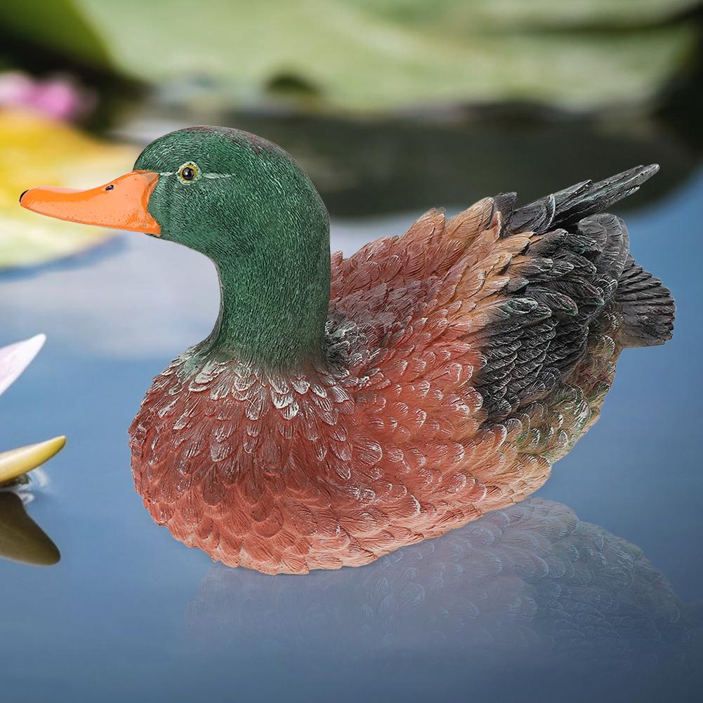 Simulation Duck Statue Animal Mold Decoration Resin Crafts Gardening Courtyard Decoration