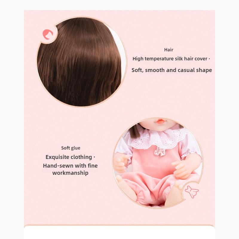 55cm lavável realista macio pintado à mão simulação bebê reborn boneca crianças acompanham brincar boneca