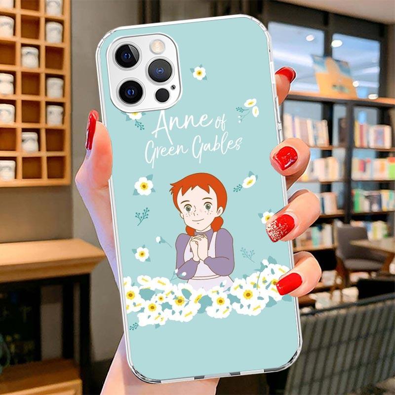 

A-Анна из Зеленых Крыш Шерли Чехол для Телефона для iPhone 16 17 Air 15 14 Pro Max 16E Чехол для Телефона 13 Mini 12 11 7 SE 8 Печать Pat iPhone 13
