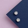 Mini Crystal Flower Earring