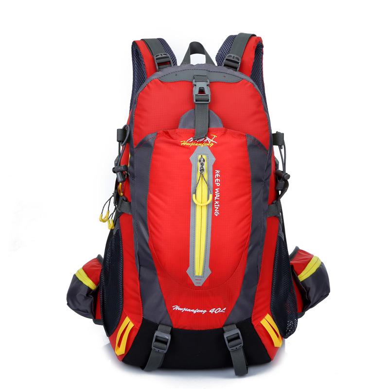 Unisex 40L Water-Repellent Hiking Backpack for Travel and Mountaineering