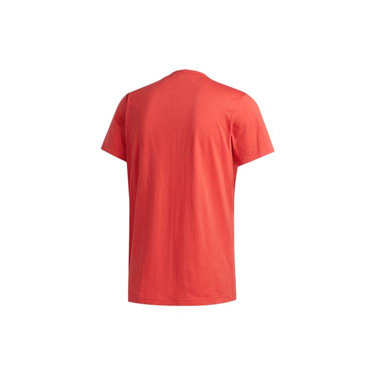 Adidas Basketball Sports Short Sleeve T-Shirt Men Tops Glory-Red FT8836