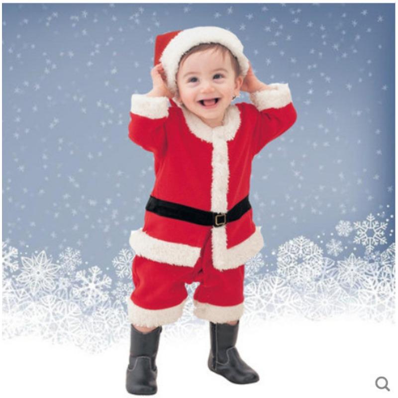 

Детская рождественская одежда Рождественская одежда для выступлений для мальчиков и девочек Детский новогодний рождественский комплект одежды для выступлений Новый 80cm