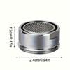 Splash-Control Faucet Aerator Spray – M24 Threading for Bathroom Taps– Easy Install for Kitchen, Bathroom & Bar Sinks