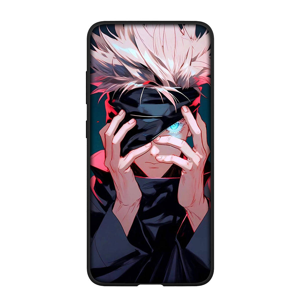 Phone Case for Samsung Galaxy S25 S24 S23 iPhone 16 15 Xiaomi Redmi Note 14 13 12 16E X 11 Pro Max OPPO Moto Huawei Gojo Satoru Jujutsu Kaisen Cover