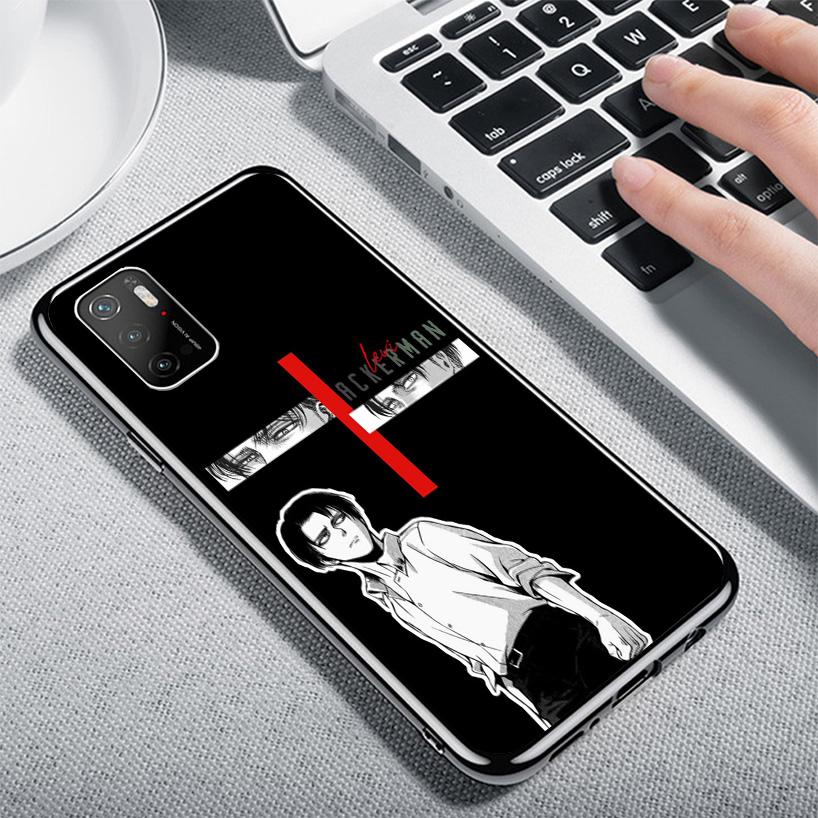 Attack Levi Phone Case For Xiaomi Poco X7 X6 X5 Pro F7 Ultra Redmi 15C 15 13C 13 12C 12 10 10A 10C 9 9A 9C 9T Cover Poco X7 X6 X