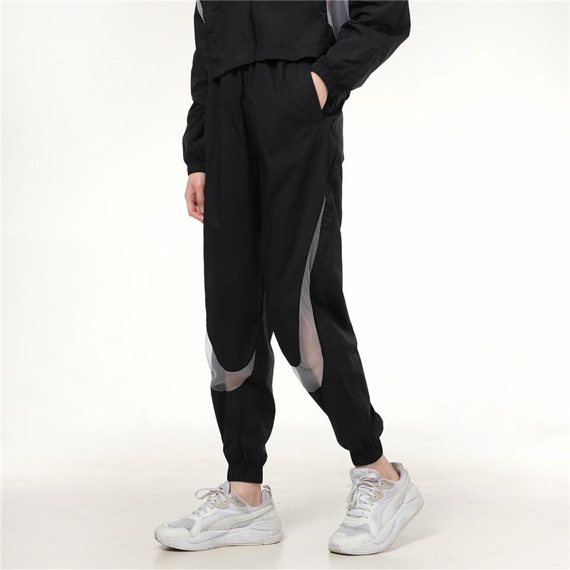 Nike Sportswear Mesh Logo Woven Tapered Joggers Spring Women Joggers Black CZ8287-010