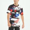 Puma X BMW Tričko s geometrickým potiskem, colorblockové, s kulatým výstřihem a krátkým rukávem, pánské topy, vícebarevné 599489-04