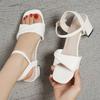 2026 Fashion Ladies Shoes Buckle Strap Women's Sandals New Open Toe Office and Career Summer Plus Size Heeled Sandals