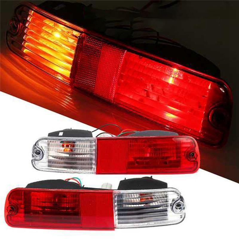 1 PCS Car Rear Bumper Fog Light Reflector Taillights Left For Mitsubishi Pajero Montero V73 V77 02-06