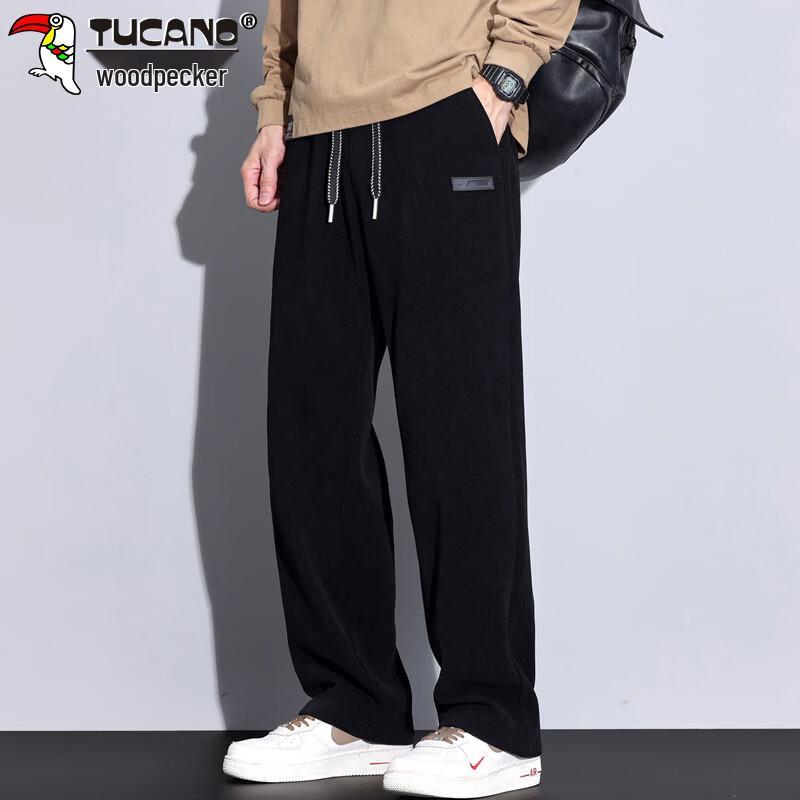 

TUCANO Men s Warm Corduroy Wide-Leg Casual Pants L