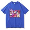 The Amazing Digital Circus Print T-Shirt Men Women Casual High Quality Pomni The Jester Ramen T-Shirts Cotton Short Sleeve Tees