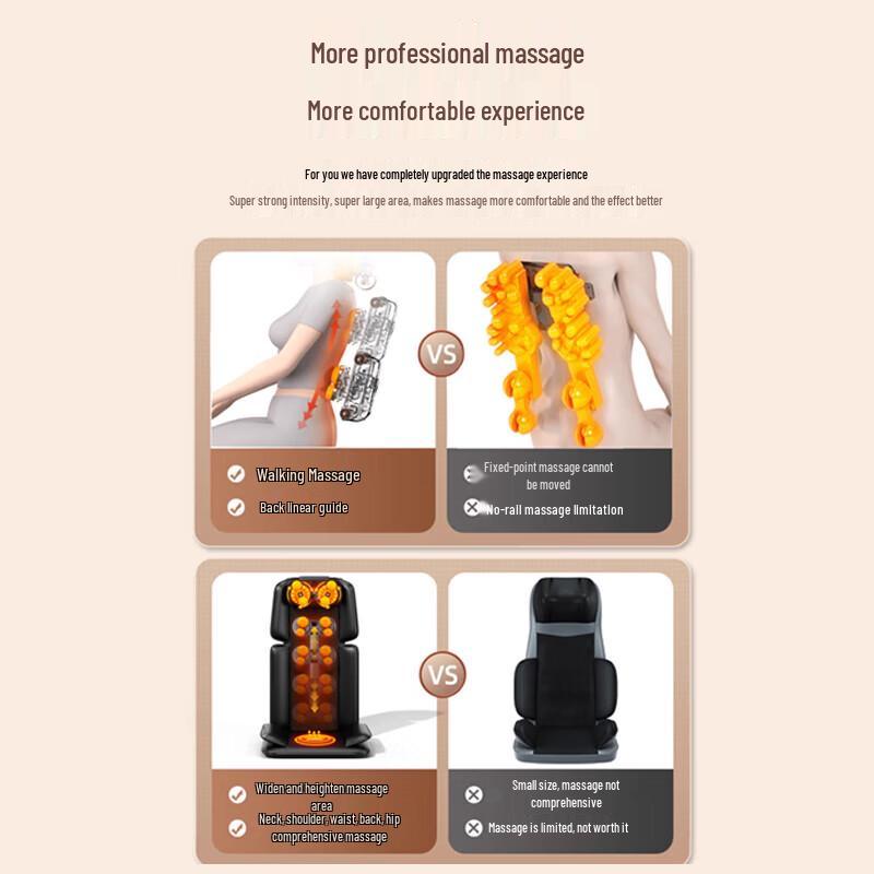 AUX Full Body Massage Mat with Neck Massager