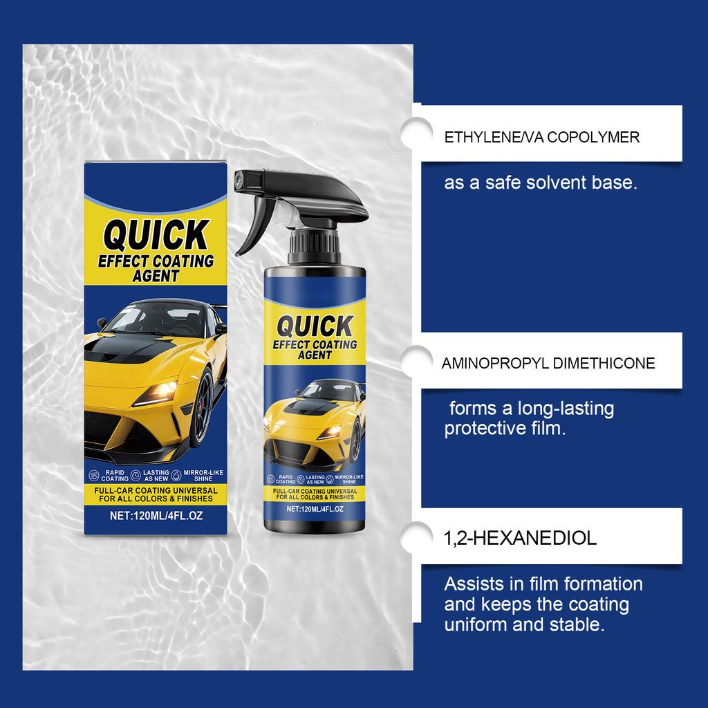 Automotive Ceramic Coating Spray Automotive Paint Surface Maintenance Restoration Gloss Care And Coating Agent 120ml