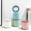 Rotating Four-layer Jewelry Box Necklace Earrings Ring Bracelet Storage Organizer Multilayer Compartment Storage Box with Mirror