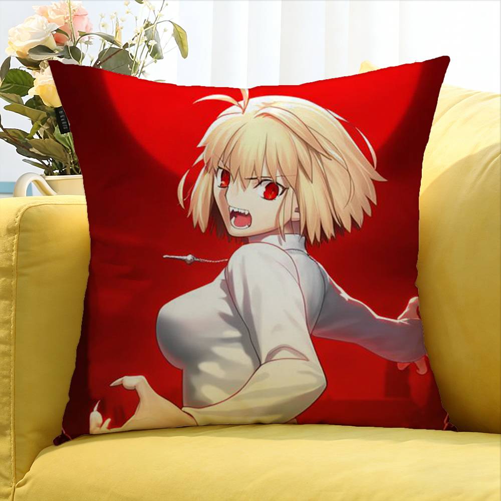 Arcueid Hisui Kohaku Tsukihime Various Sizes Square Pillow Case For Car Home Bedchamber Decor