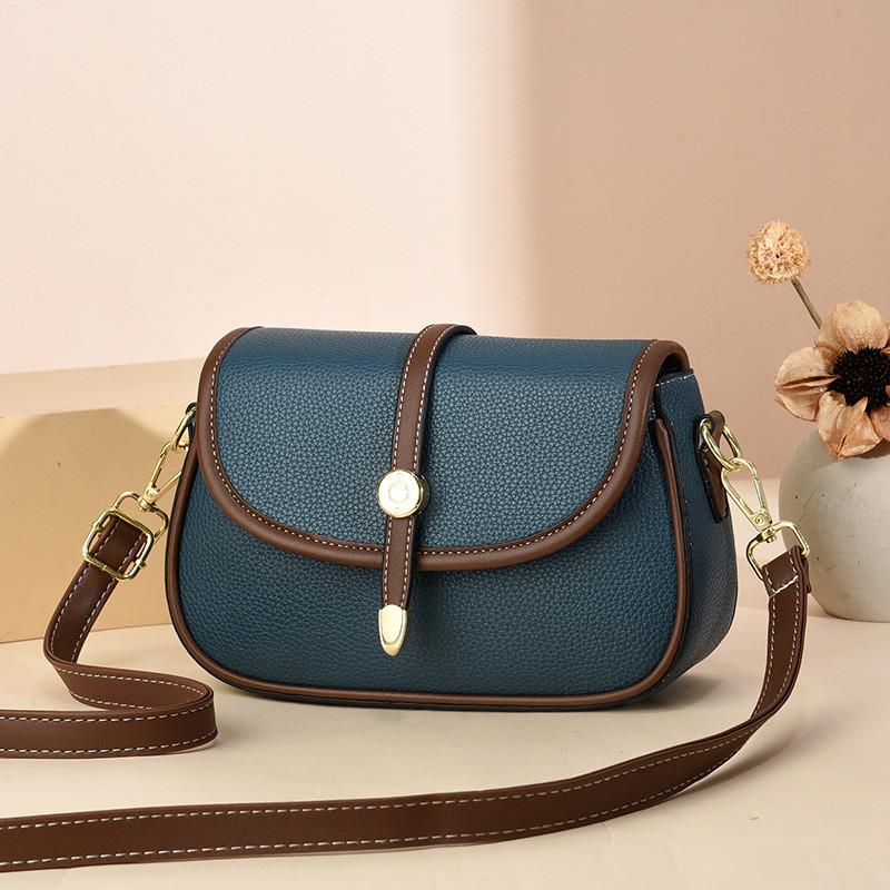 Sophisticated And Versatile Women s Small Square Handbag Ideal For Fashion Lovers синий