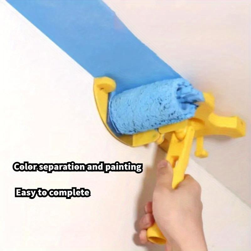 5 szt. Zestaw wałków do malowania z narzędziem do krawędziowania, Wielofunkcyjny zestaw do malowania narożników, Nieelektryczny plastikowy zestaw do dekoracji ścian DIY, Gładkie wykończenie