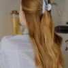 HAS HLD007 Marbling Round Hair Clip