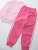 Adidas Disney Micky Maus Jogginganzug und Hosen Set Clear Pink Fusion J110 Kinder (KLW13) - Oberteil Rosa/Weiß, Unterteil F23/Weiß (IQ4799)