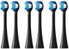 Panasonic Replacement Brush Heads for Doltz Bristle X 3 Sets Brushes Ultra-Fine Brush, Compact, 2-Pack (6 Total) EW0800-K (Black)