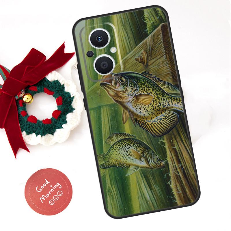 Art Fishing Lure Funda For OPPO Reno 8 Lite 10 11 12 13 14 Pro 11F 12F 13F 14F OPPO Find X8 X5 X6 X9 Pro Case