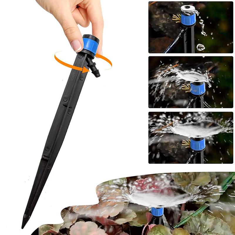 Drip Emitters Irrigation Kit 10/20Pcs 18cm Adjustable Flow Drippers for Garden Lawn Potted Plant Automatic Watering System