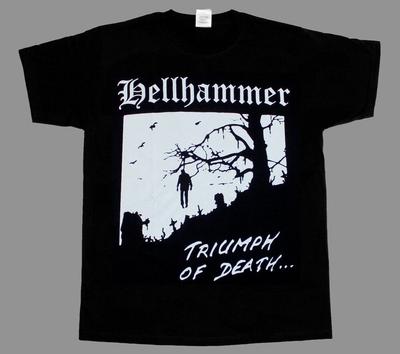 Hellhammer Tričko Triumph Of Death Celtic Frost black Metal 90. roky Unisex tričko