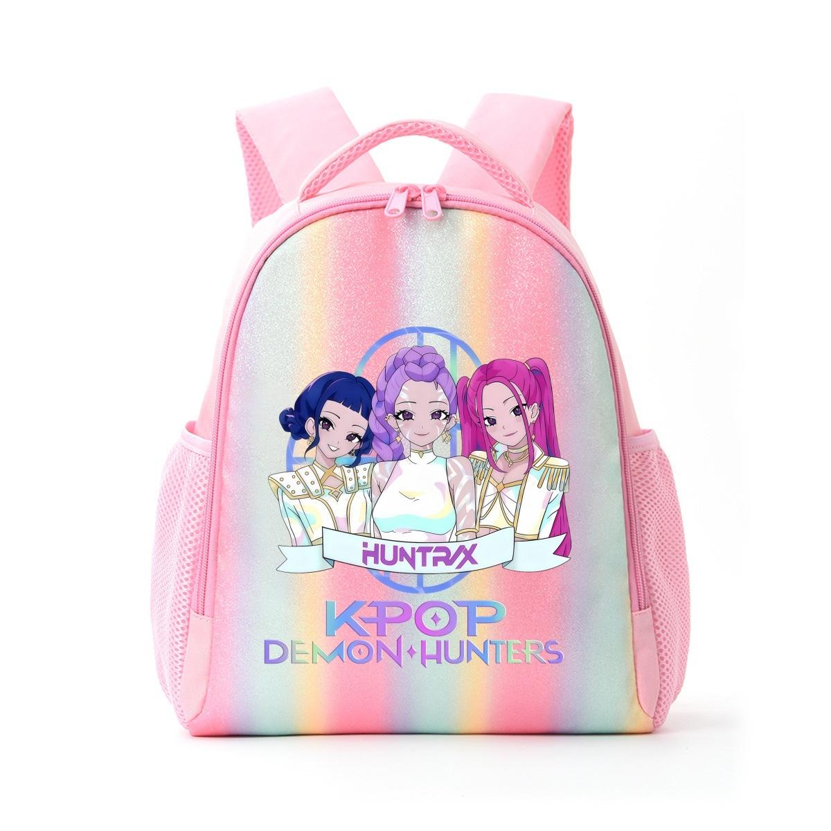 Kpop Witch Hunters Children S Backpack Elementary School Student Rainbow School Bag Children S Backpack Travel Lightweight Leisure