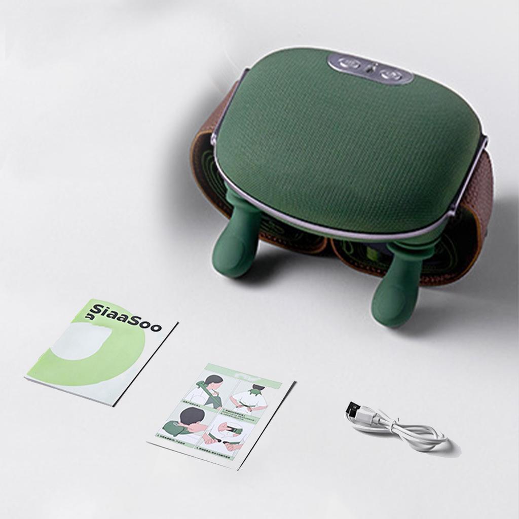 Neck Shoulder Massager 3-Level Cervical Massage Machine Deep Tissue Shiatsu Back Bionic Wireless Fatigue Relief Relax Muscle NEW