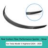 HEENVN Model Y Juniper Spoiler for Tesla Model 3 Highland Real Carbon Fiber Spoiler High Performance Trunk Wing Car Accessories