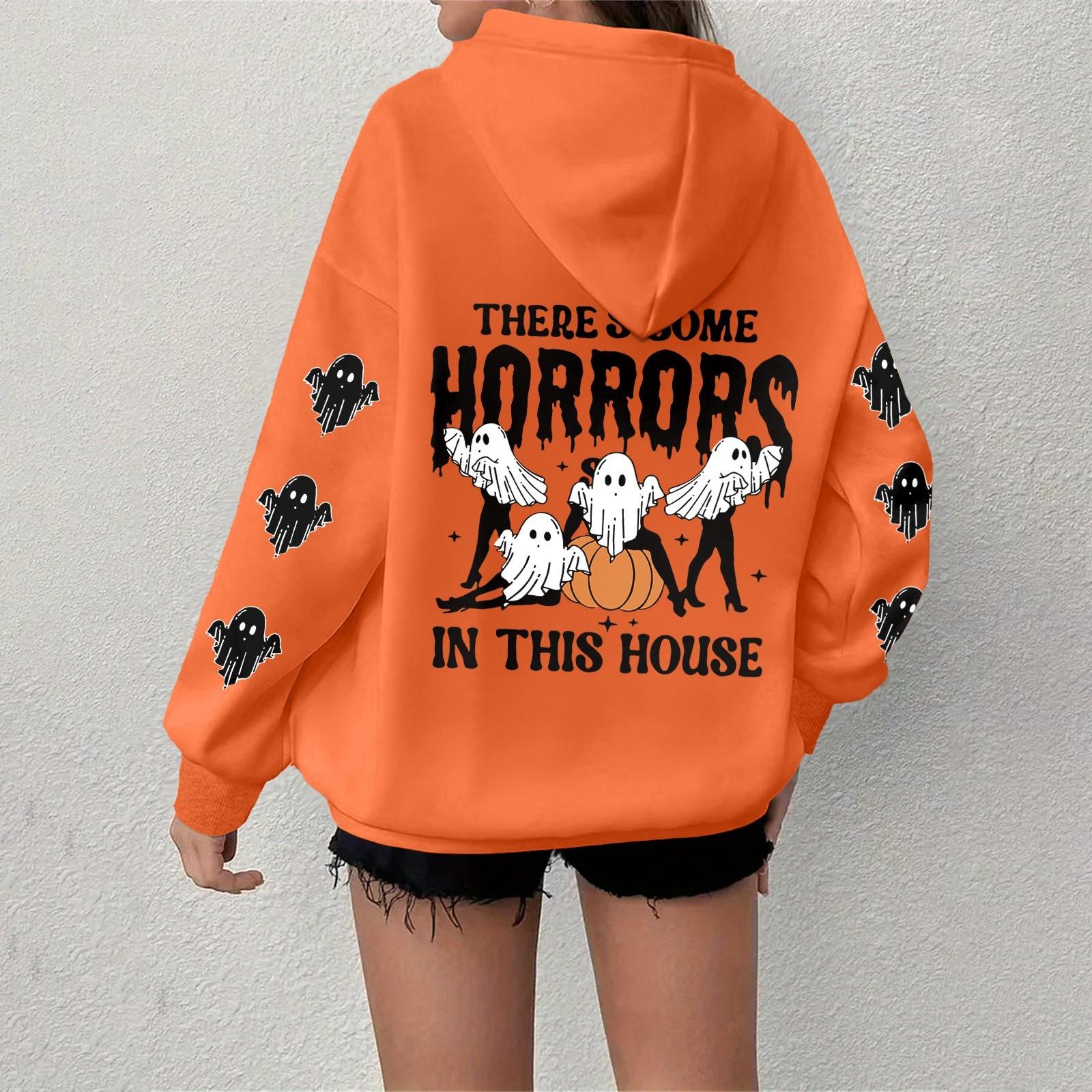 

Женская толстовка, повседневная, с длинным рукавом, топ Atmosphere, свободная, популярная, с круглым вырезом, пуловер, толстовка, топ S шафрановый