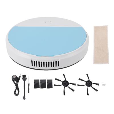 Roboter Staubsauger Wischmopp Kombi USB Wiederaufladbar 3 in 1 Smart Roboter Reiniger Kehrmaschine für Tierhaare Hartböden Teppiche