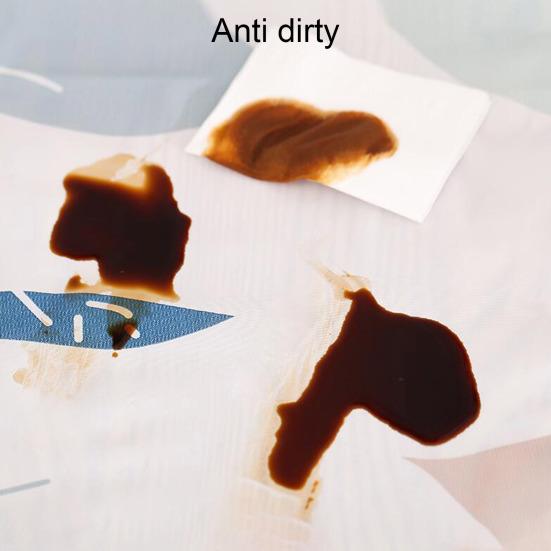 Fruit Leaf Print Tablecloth Oil Proof PVC Wrinkle Resistance Tea Table Cover Home