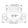 Modern Minimalist Bathtub Drain Cover With Pvc Material For Overflow Prevention And Water Level Control