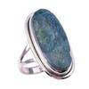 Natural Labradorite Gemstone Handmade 925 Solid Sterling Silver Ring Size 8 D2N31