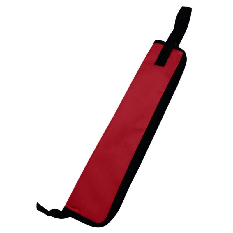 Portable Drumstick Case Featuring Easy Grip Handle Suitable for Convenient Carry to Music Lessons and Performances красный