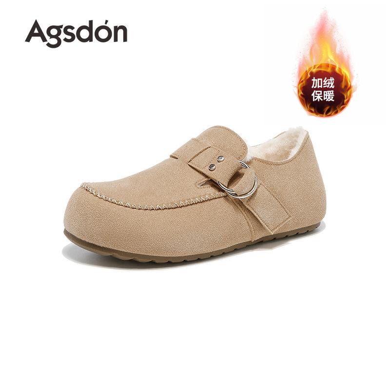 Флисовые Birkenstocks Новые зимние платформенные полностью закрывающие снежные ботинки пушистые хлопковые туфли 35