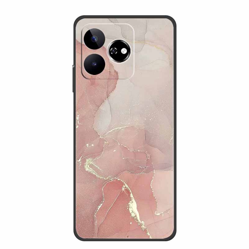 For ZTE Blade V60 Case 6.72" Marble TPU Soft Silicone Back Cover Phone Cases for ZTE Axon 60 4G Protector Cute Mica Painted etui