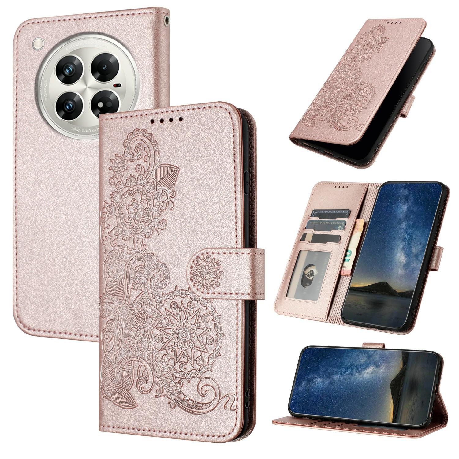 

For Infinix Zero 40 4G/5G Phone Cases Mandala Flower Leather Wallet Mobile Cover with Strap A
