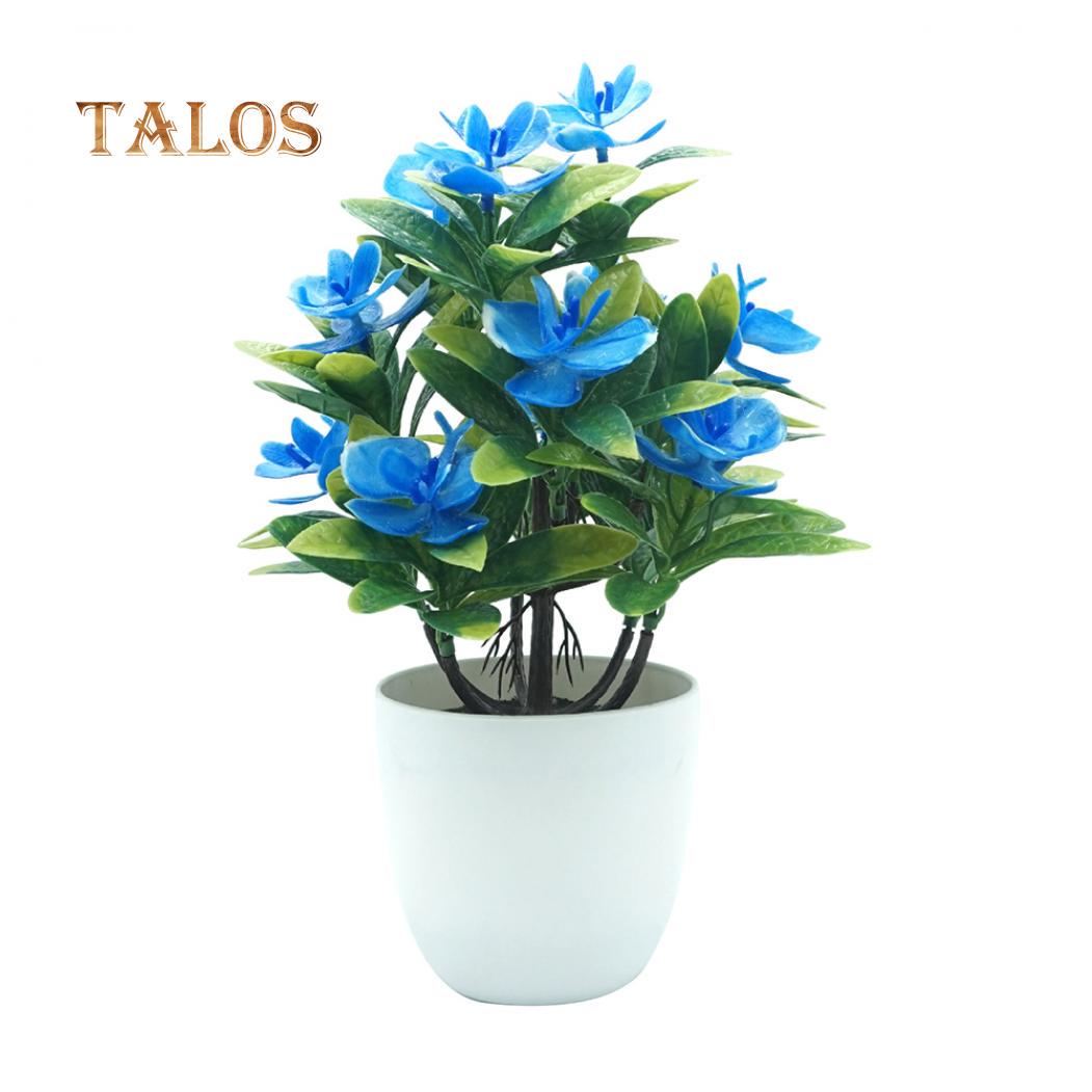 

T-Garden Бабочка Орхидея Цветочный сад Свадебная вечеринка Украшение синий