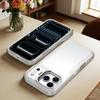 Soft EVA + Hard PC 2-in-1 Metal Lens Holder Armor Phone Case For iPhone 17 Pro Max 15 11 12 13 14 16 Pro Max Bumper Back Cover