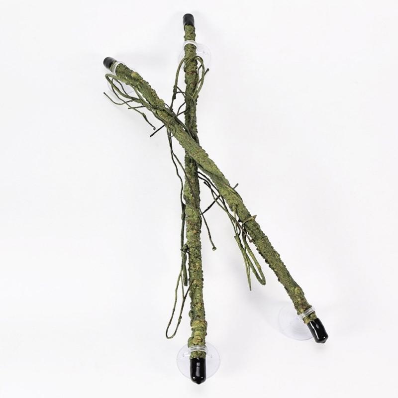 Realistic Vine For Terrariums Decors Natural Lookings Safe Climbing Artificial Vine For Various Amphibians Habitats