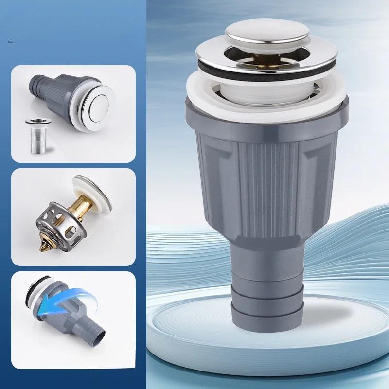 Stainless Steel Household Universal WashBasin Drainer Down Pipe Basin Deodorant Pool Drain Pipe Fittings Bathroom Accessories