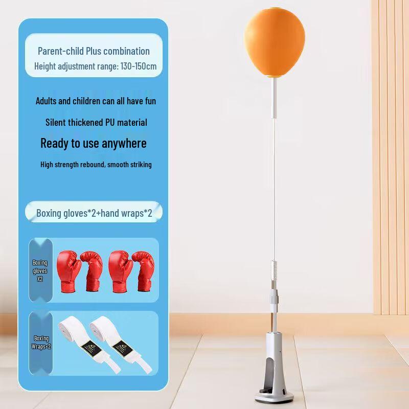 Parent-Child Freestanding Punching Bag Set