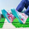 35-45 High-top Football Boots Rubber Short Nail Youth Sneakers Football Training Shoes Art Makeup Lawn Children Football Boots